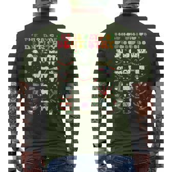 12 Days Of Dentistry Dentist Xmas Tooth Christmas Dental Men's T-shirt Back Print | Mazezy