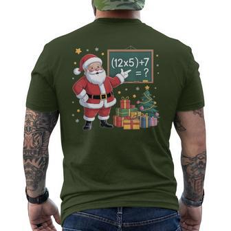 6 7 Meme Six Seven Christmas 6-7 Meme Santa 67 Men's T-shirt Back Print - Thegiftio UK