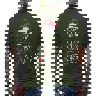 6-7 Nice Naughty 67 Christmas Men's T-shirt Back Print | Seseable CA