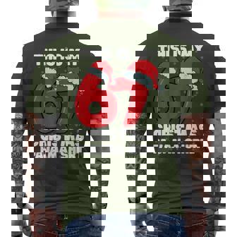 67 Christmas Family Christmas Pj Meme Christmas 67 Men's T-shirt Back Print | Seseable CA