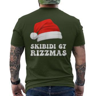 67 Christmas Rizz Skibidi Rizzmas Gen Z Slang Xmas 6 7 Men's T-shirt Back Print - Thegiftio UK