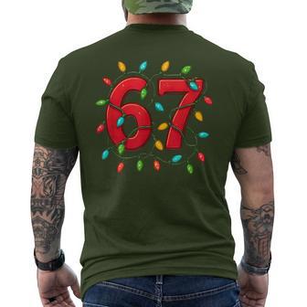 67 Christmas Six Seven 6 7 Meme Christmas Basketball Players Men's T-shirt Back Print - Thegiftio UK
