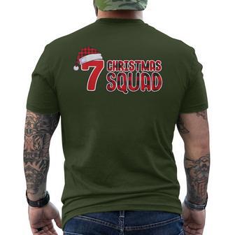 67 Christmas Six Seven Meme Squad 67 Red Plaid Xmas Men's T-shirt Back Print - Thegiftio UK