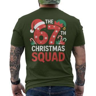 67 Christmas Squad Family Six Seven Men's T-shirt Back Print - Thegiftio