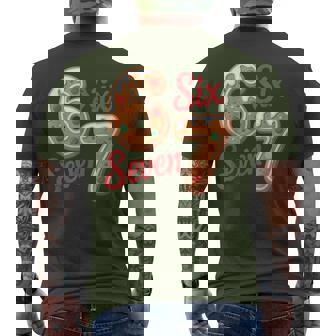 67 Gingerbread Christmas Six Seven Meme Men's T-shirt Back Print - Seseable