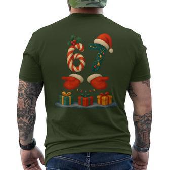 67 Meme Christmas Men's T-shirt Back Print - Thegiftio UK