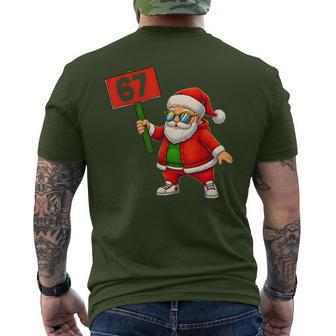 67 Meme Humor 6-7 Six Seven Christmas Men's T-shirt Back Print - Thegiftio UK