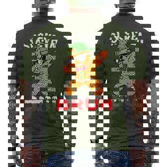 67 Meme Six Seven Bruh Dabbing Ginger Christmas Meme Men's T-shirt Back Print - Monsterry