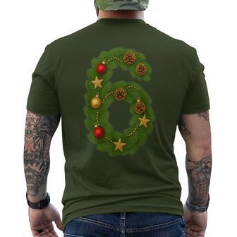 67 Sixty Seven Christmas Pajamas Holiday 6 7 Meme Men's T-shirt Back Print - Thegiftio UK