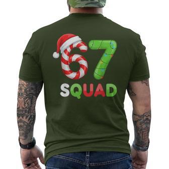 67 Squad Christmas Apparel Festive Holiday Men's T-shirt Back Print - Thegiftio UK