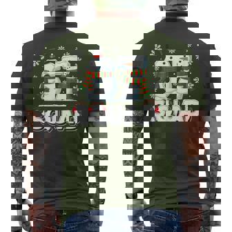 67 Squad Snowman Winter Six Seven Christmas 67 Meme Men's T-shirt Back Print - Monsterry