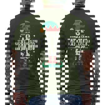 The Theatre Director Elf Christmas Matching Family Men's T-shirt Back Print - Thegiftio