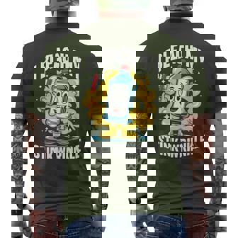 I Bleach My Stink Wrinkle Dirty Christmas Men Men's T-shirt Back Print | Mazezy