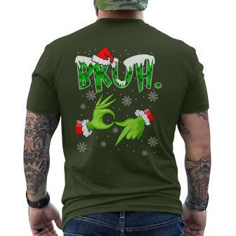 Bruh 67 Six Seven 6 7 Meme Christmas Gen Alpha Slang Men's T-shirt Back Print - Thegiftio UK