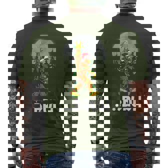 Bruh Bigfoot Christmas Christmas Tree Xmas Sasquatch Men's T-shirt Back Print | Seseable UK