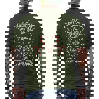 Candy Cane Crew We Stick Together Christmas Couples Men's T-shirt Back Print - Monsterry