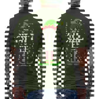 Chill Elf Christmas Family Matching Men's T-shirt Back Print | Seseable FR