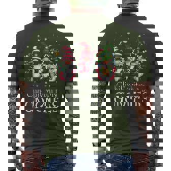 Chillin' With My Gnomies Family Christmas Gnome Xmas Holiday Men's T-shirt Back Print | Seseable CA