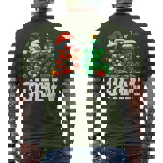 Christmas 67 Crew Candy Cane Lights Holiday Men's T-shirt Back Print - Thegiftio