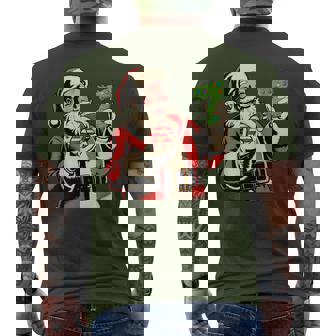 Christmas 67 Santa Claus Tree Candy 67 Trendy Men's T-shirt Back Print - Thegiftio