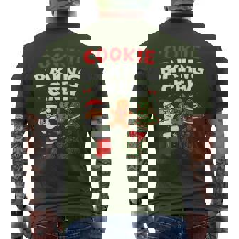 Christmas Cookie Baking Crew Cookies Cooking Family Matching Men's T-shirt Back Print - Monsterry