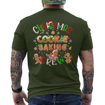 Christmas Cookie Baking Crew Family Holiday Holiday Men's T-shirt Back Print - Thegiftio UK