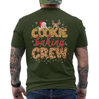 Christmas Cookie Baking Crew Cookie Crew Family Christmas Men's T-shirt Back Print - Thegiftio UK