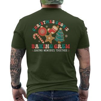 Christmas Cookie Baking Crew Baking Memories Together Men's T-shirt Back Print - Thegiftio UK