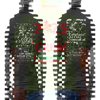 Christmas Crew 2025 Family Matching Outfit Xmas Squad Men's T-shirt Back Print - Seseable