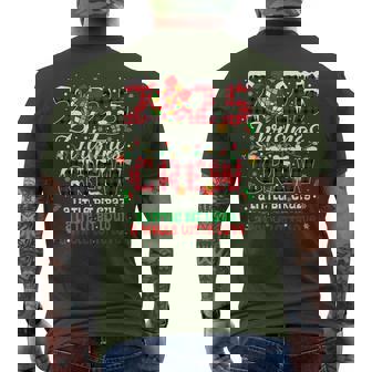 Christmas Crew 2025 Family Christmas Xmas Pajamas Matching Men's T-shirt Back Print - Monsterry