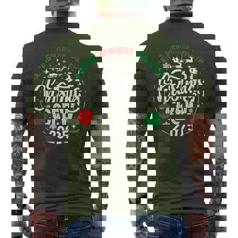 Christmas Crew 2025 Making Memories Xmas Holiday Pajamas Men's T-shirt Back Print - Seseable