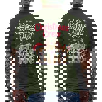 Christmas Crew Xmas Puppy Toy Dog Christmas Chihuahua Men's T-shirt Back Print | Mazezy