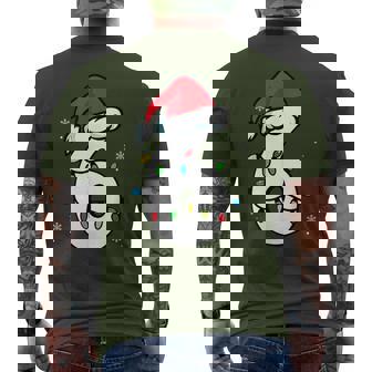 Christmas Six Seven 6 7 Meme Gen Alpha Slang 6 7 Hands Men's T-shirt Back Print | Mazezy