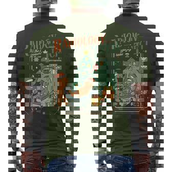 Christmas Radiology Tech Gingerbread Man Radiate Joy Men's T-shirt Back Print | Seseable UK