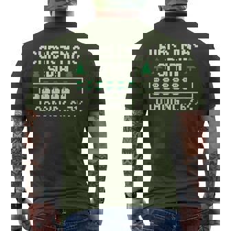 Christmas Spirit Loading 67 67 Xmas Gamer Men's T-shirt Back Print - Monsterry