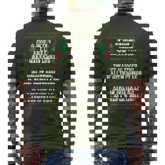 Co-Workers Are Like Christmas Lights They Hang Together Xmas Men's T-shirt Back Print - Seseable