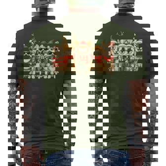 Corgi Santa Christmas Tree Corgmas Dog Family Matching Men's T-shirt Back Print - Thegiftio