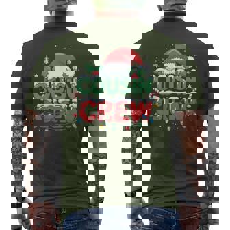 Cousin Crew Christmas Matching Family Holiday Outfit Men's T-shirt Back Print - Seseable