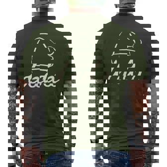 Dada Santa Claus First Family Christmas Matching Party Men's T-shirt Back Print | Seseable UK