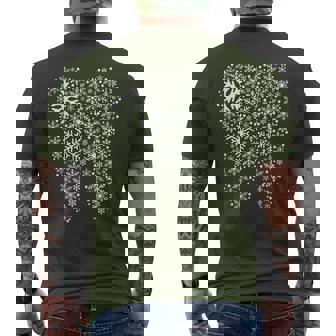 Dental Squad Christmas Snowflake Tooth Dental Assistant Men's T-shirt Back Print | Mazezy