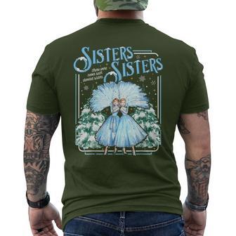Devoted Sisters White Xmas Merry Christmas Snowflake Holiday Men's T-shirt Back Print - Thegiftio UK