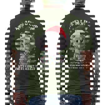 This Is My Dumb White Elephant Christmas Xmas Under 15 20 Men's T-shirt Back Print - Thegiftio