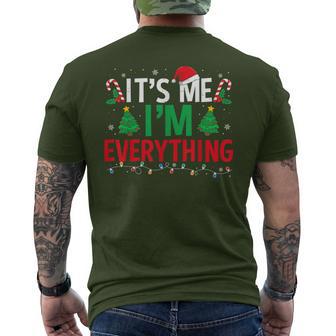 I Have Everything I Want For Christmas Couples Pajama Xmas Men's T-shirt Back Print - Thegiftio UK
