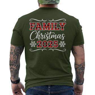 Family Christmas 2025 Christmas Crew 2025 Men's T-shirt Back Print - Thegiftio UK