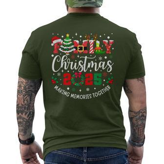 Family Christmas 2025 Matching Outfit Xmas Squad Santa Group Men's T-shirt Back Print - Thegiftio UK
