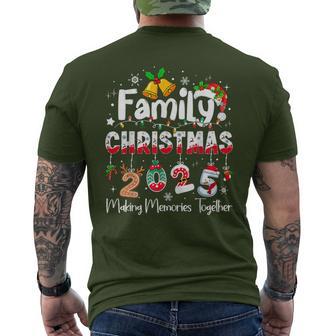 Family Christmas 2025 Matching Outfit Xmas Squad Santa Men's T-shirt Back Print - Thegiftio UK