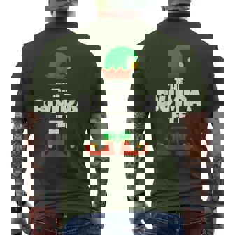 Family I'm The Bumpa Elf Christmas Matching Pajama Men's T-shirt Back Print - Monsterry