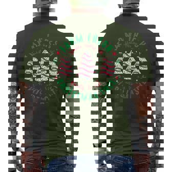 Farm Fresh Christmas Tree Christmas Tree Cake Men's T-shirt Back Print | Seseable FR