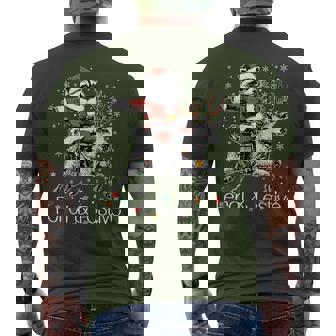 Feral And Festive Raccoon Christmas Feral Raccoon Men's T-shirt Back Print | Mazezy