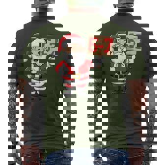 67 Santa Claus Six Seven Meme Christmas Decorations Men's T-shirt Back Print - Monsterry